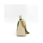 Sac À Main Gucci Gg Marmont Top Handle Flap Small Cuir - Blanc