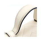 Sac À Main Gucci Gg Marmont Top Handle Flap Small Cuir - Blanc