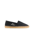 Espadrilles - Saint Laurent Canvas Logo - Black
