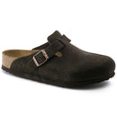 Birkenstock - Boston Soft Footbed Suede Mocha