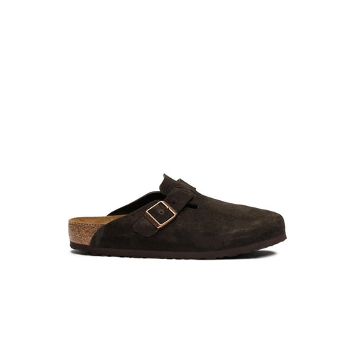 Birkenstock - Boston Soft Footbed Suede Mocha
