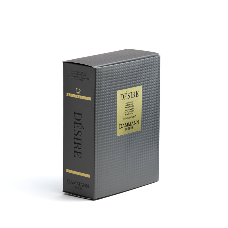Coffret Desire Thés Noirs Aromatisés - 20 Sachets Suremballés