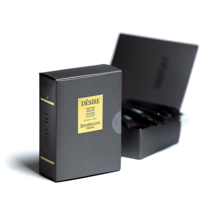 Coffret Desire Thés Noirs Aromatisés - 20 Sachets Suremballés