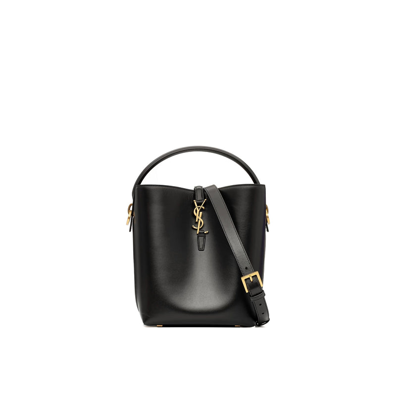 Saint Laurent - Le 37 Small Leather Bucket Bag - Black