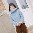 Clotaire Knit Sweater Mottled Blue 100% Wool - Child