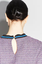 La Robe Annalisa En Tricot Multicolore