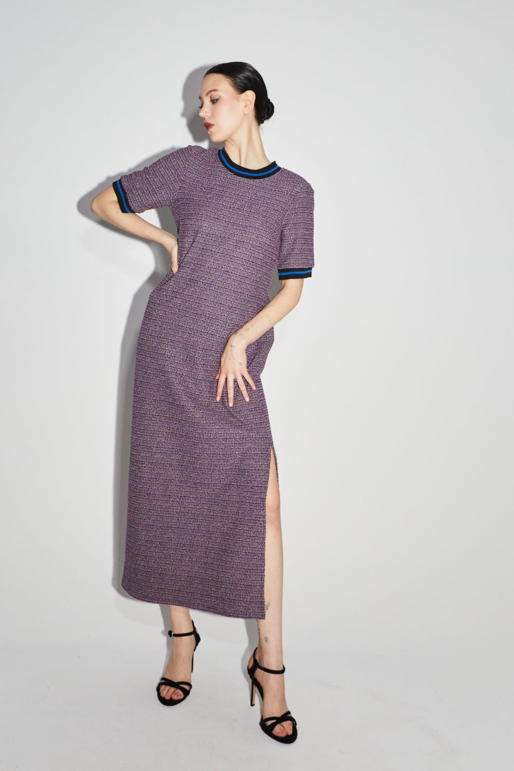 La Robe Annalisa En Tricot Multicolore