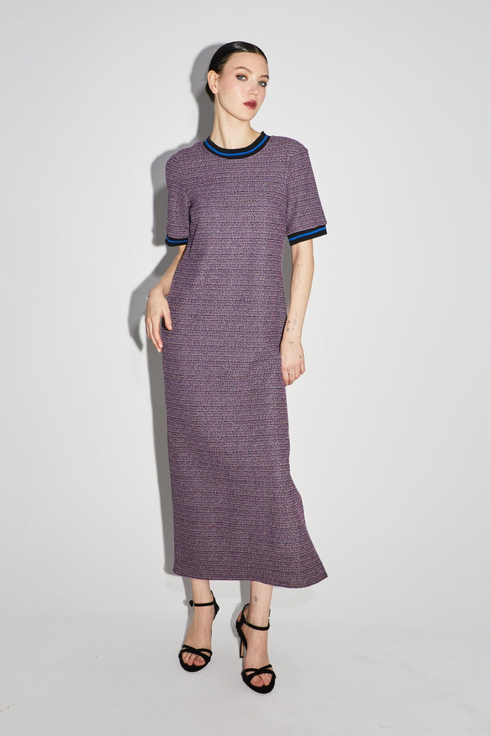 La Robe Annalisa En Tricot Multicolore