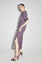 La Robe Annalisa En Tricot Multicolore