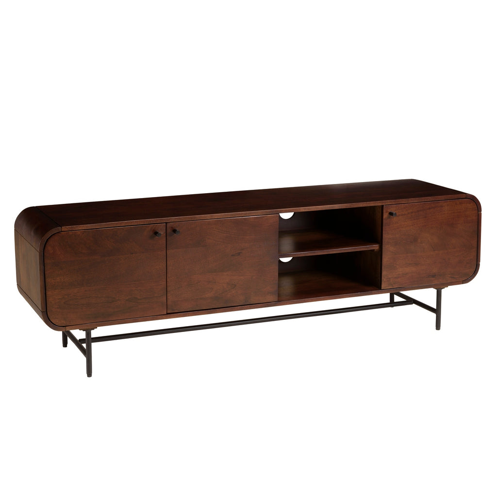 Alix - TV Unit - Dark Brown/Black
