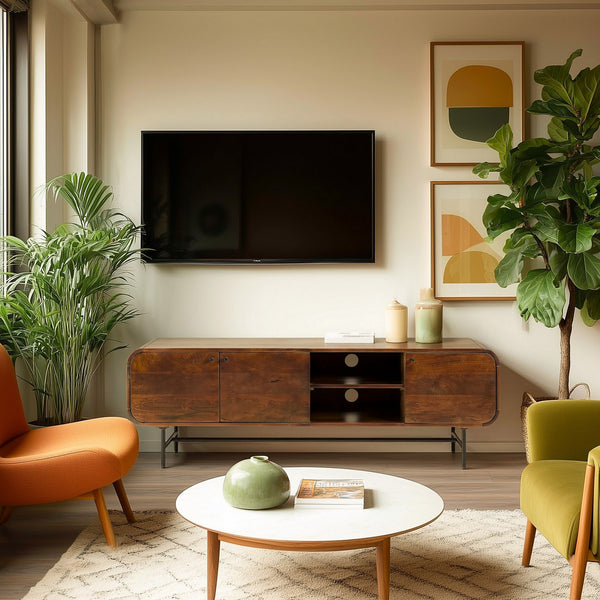 Alix - TV Unit - Dark Brown/Black