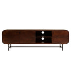 Alix - TV Unit - Dark Brown/Black