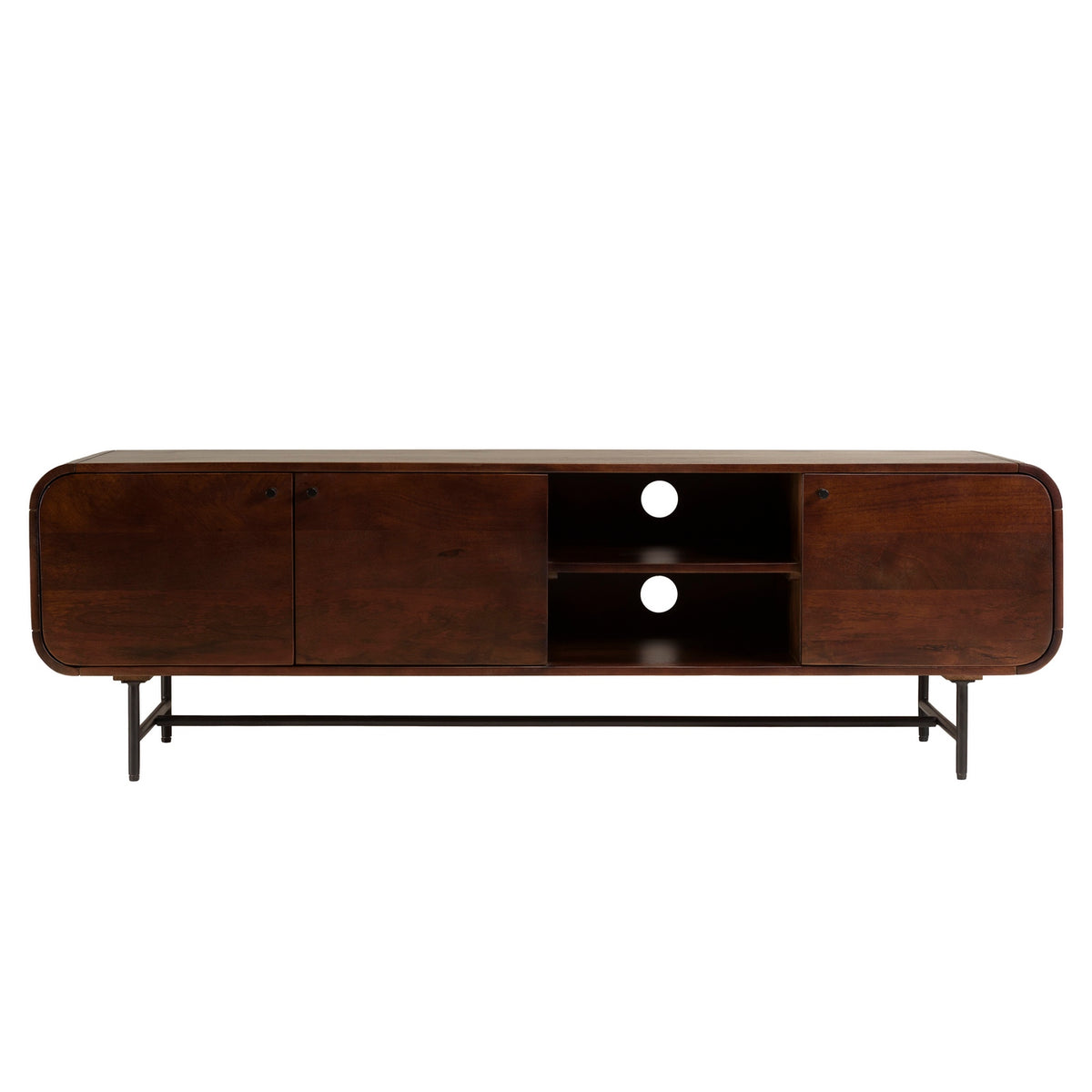 Alix - TV Unit - Dark Brown/Black