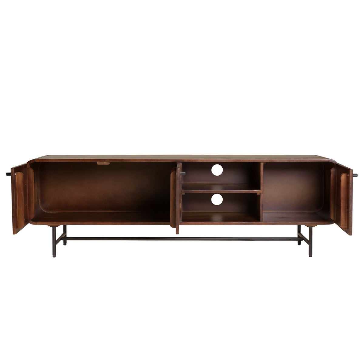 Alix - TV Unit - Dark Brown/Black
