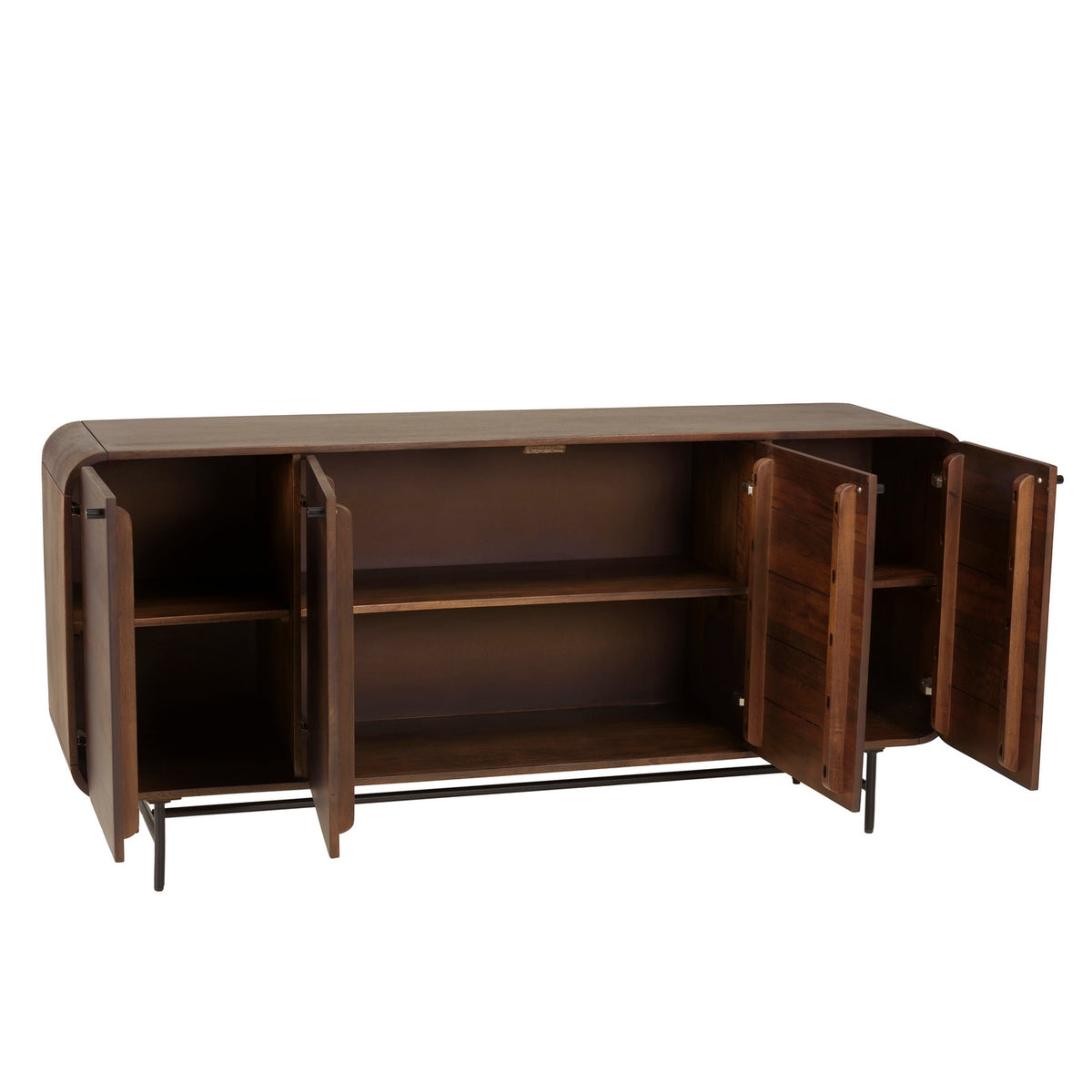 Alix - Sideboard - Dark Brown/Black