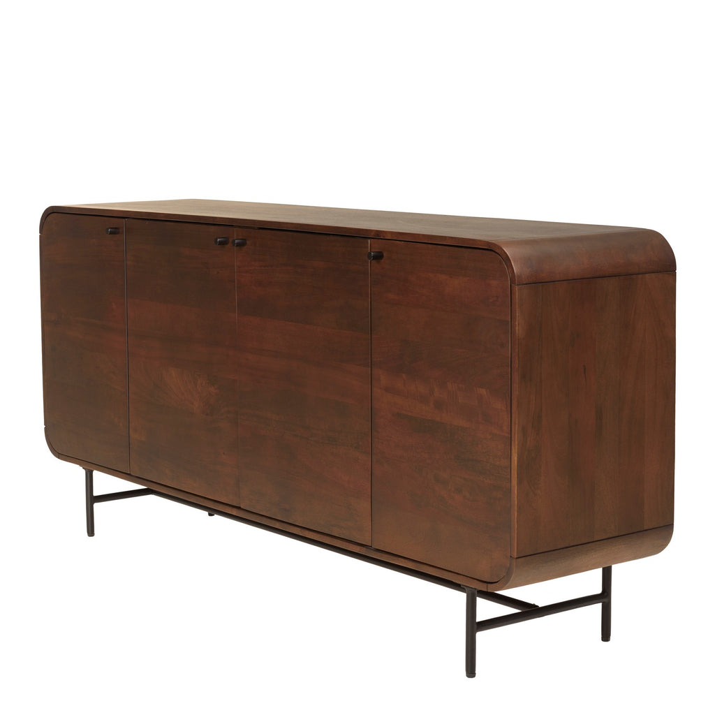 Alix - Sideboard - Dark Brown/Black