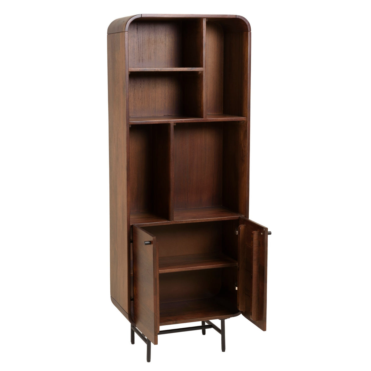 Alix - Libreria - Marrone Scuro/Nero