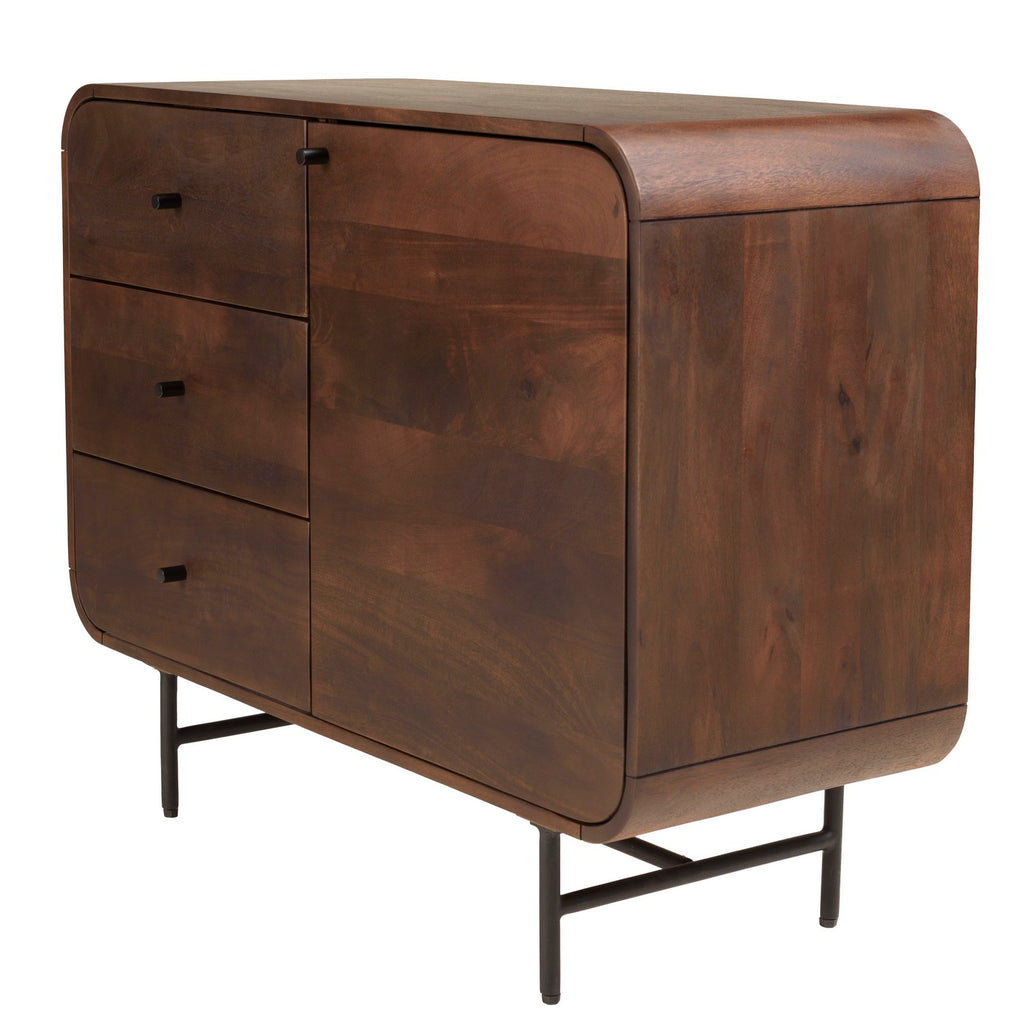 Alix - Sideboard - Dark Brown/Black