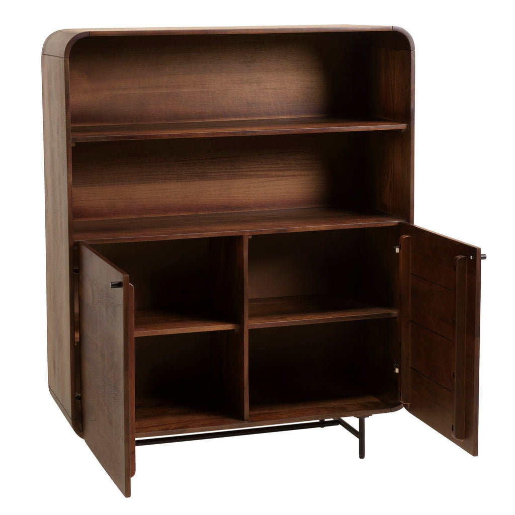 Alix - Sideboard - Dark Brown/Black