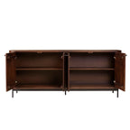 Alix - Sideboard - Dark Brown/Black