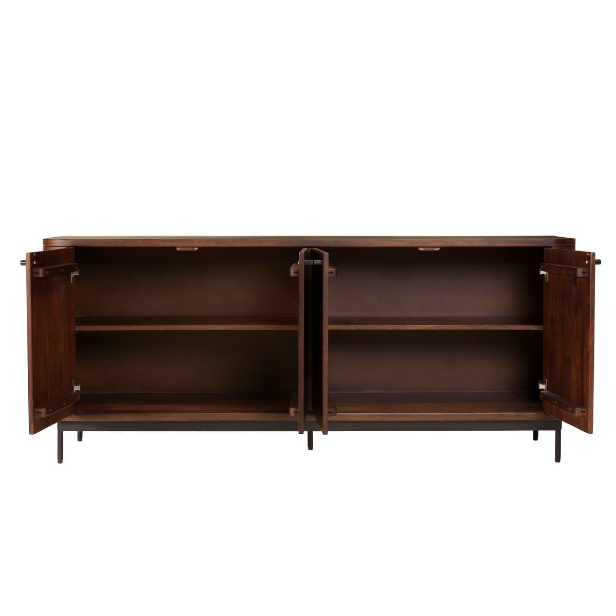 Alix - Sideboard - Dark Brown/Black