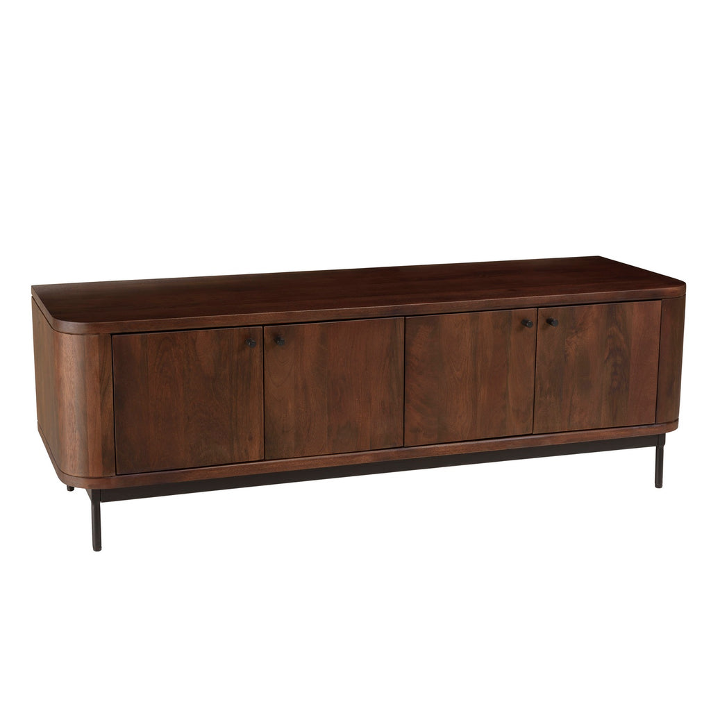 Alix - TV Unit - Dark Brown/Black