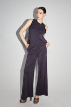 The Marika Top in Léo Mauve Knit