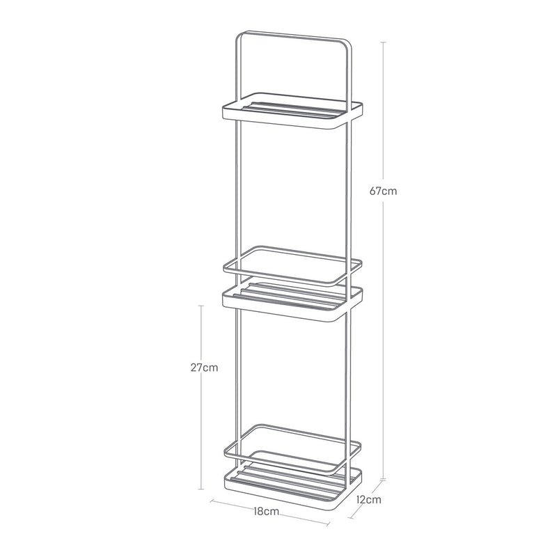 Étagère 3 Niveaux - Tower - Blanc