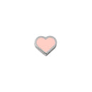 Bijou Charm - Enamel Heart - Argent - 2 Coloris