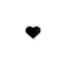 Bijou Charm - Enamel Heart - Argent - 2 Coloris