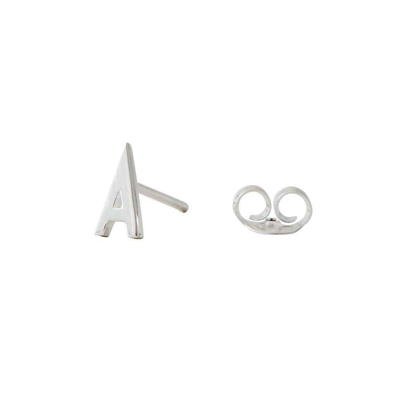 Boucle D'Oreille - Archetypes A-Z - 1 Pièce - Argent - Plusieurs Choix Disponibles