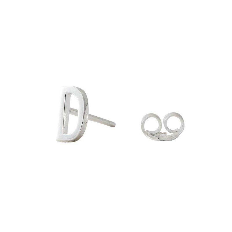 Boucle D'Oreille - Archetypes A-Z - 1 Pièce - Argent - Plusieurs Choix Disponibles