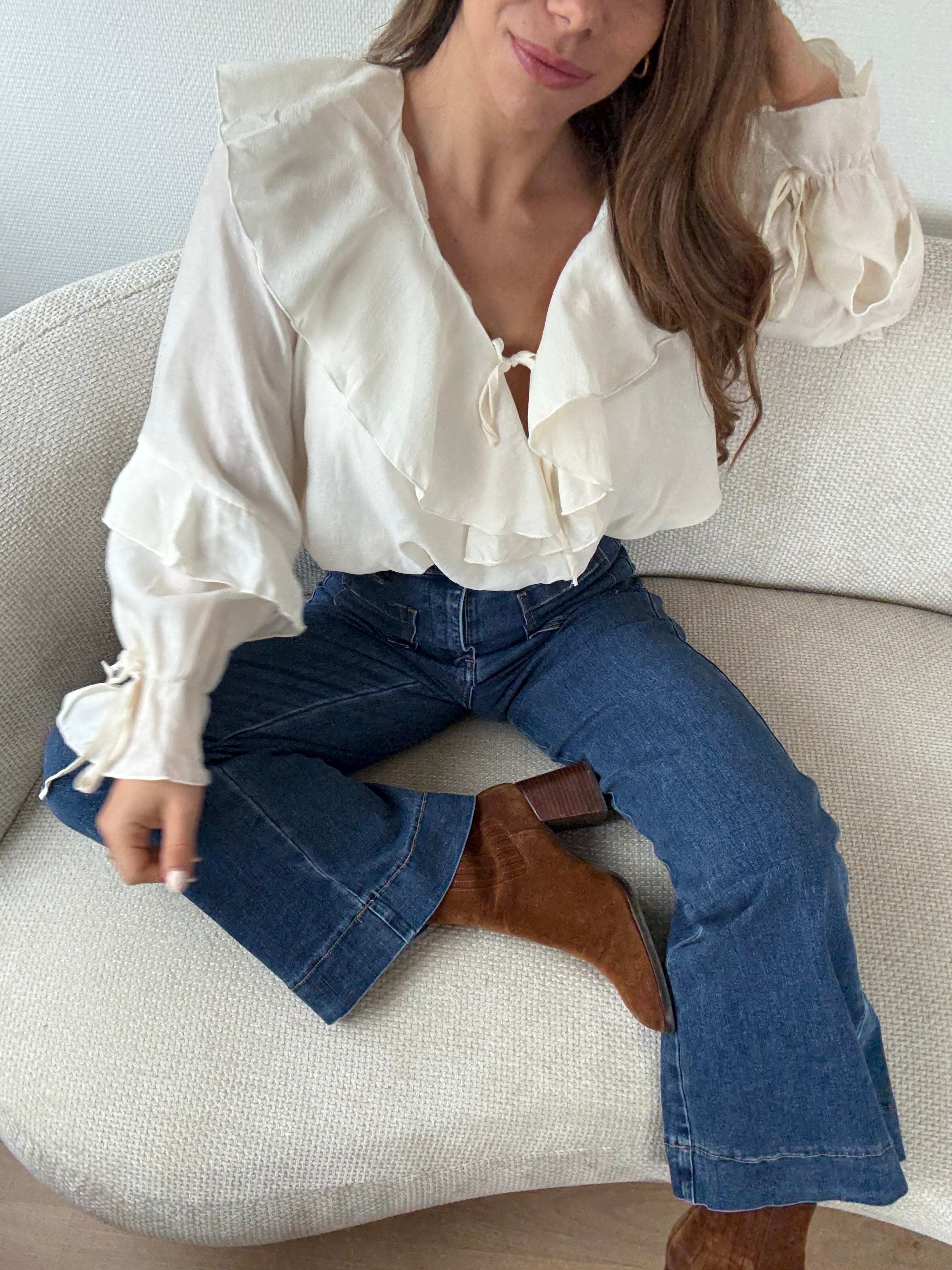 Blusa Iris Crudo