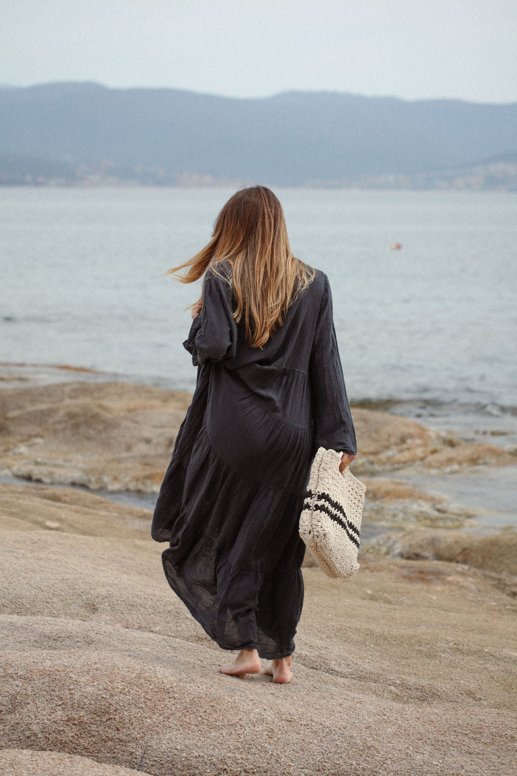 Stella Dress - Charcoal