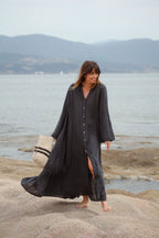 Stella Dress - Charcoal