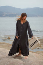 Stella Dress - Charcoal