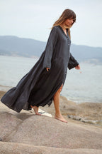 Stella Dress - Charcoal