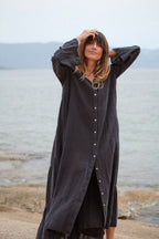 Stella Dress - Charcoal