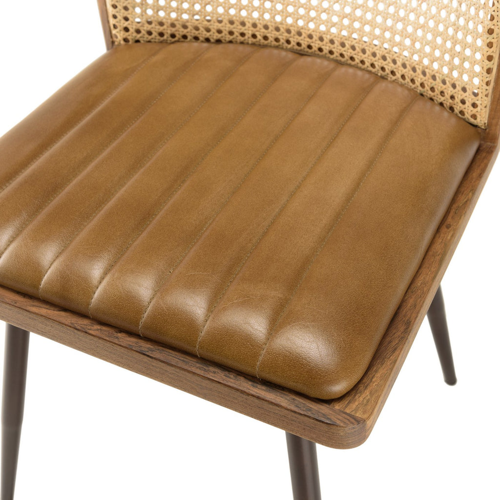 Marcel - Lot De 2 Chaises - Marron/Noir/Bois Clair