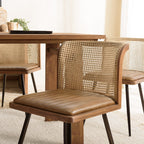 Marcel - Lot De 2 Chaises - Marron/Noir/Bois Clair