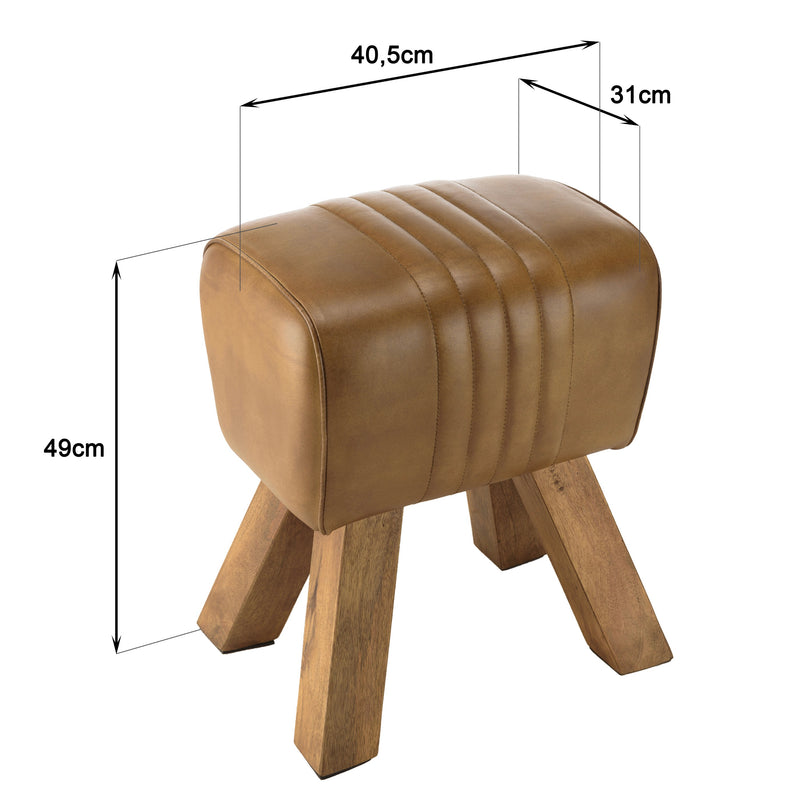 Marcel - Tabouret - Marron