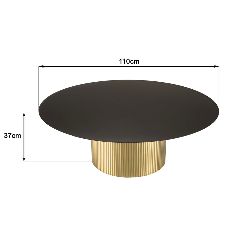 James - Coffee Table - Black/Gold