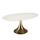 James - Coffee Table - White/Gold