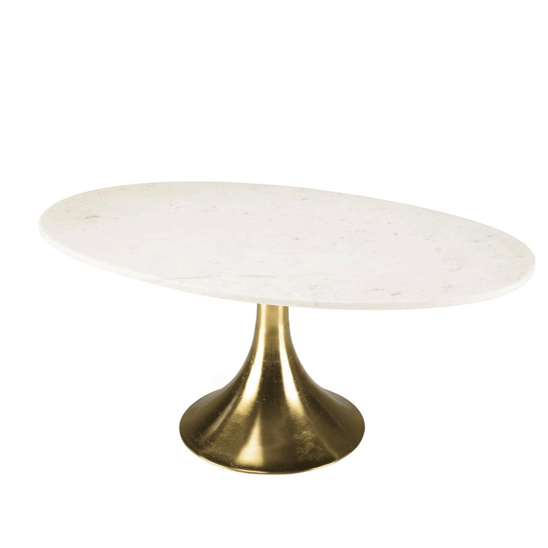 James - Coffee Table - White/Gold