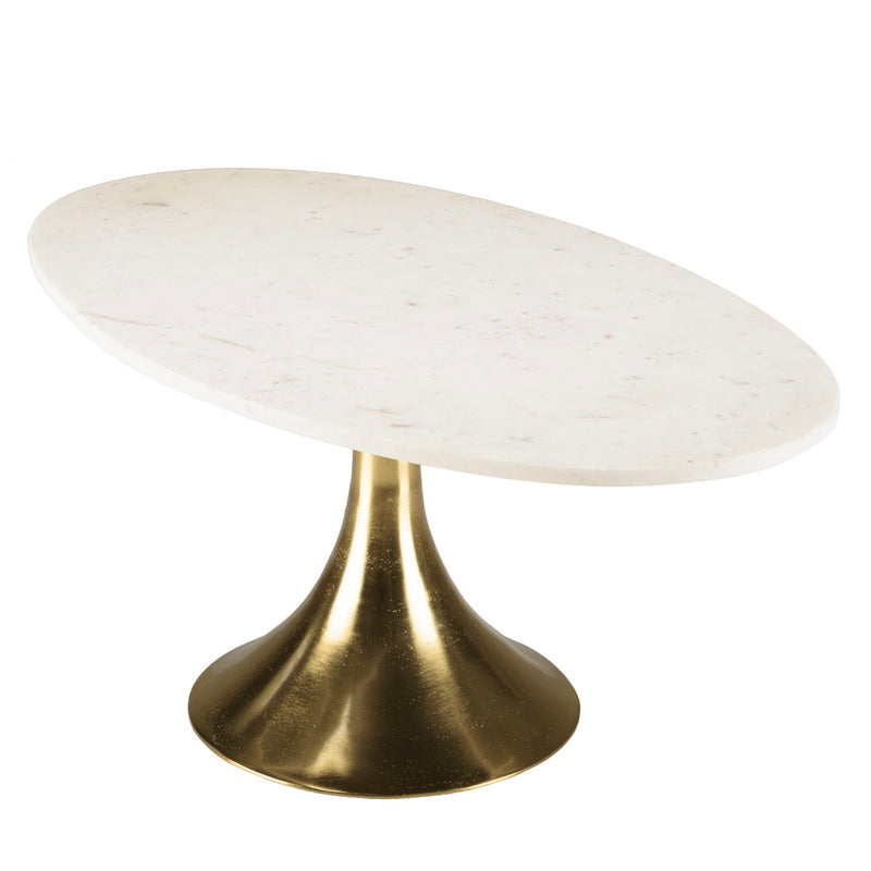 James - Coffee Table - White/Gold