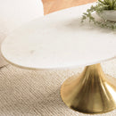 James - Coffee Table - White/Gold