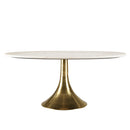 James - Coffee Table - White/Gold