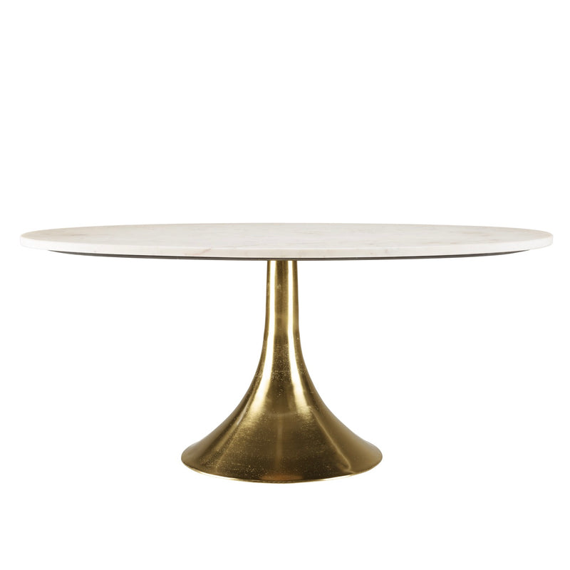 James - Coffee Table - White/Gold
