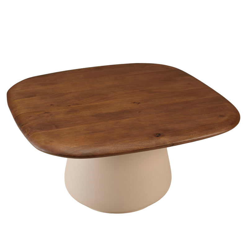 James - Table Basse - Marron/Ivoire