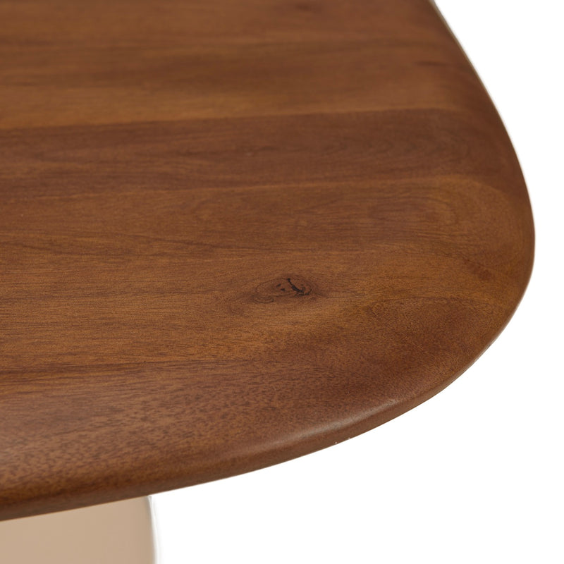 James - Table Basse - Marron/Ivoire